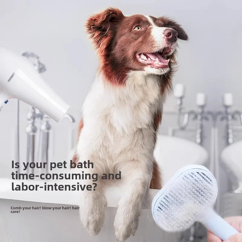 Pet Hair Dryer for Dogs Cats Bath Grooming Blow-dry Pets Products Accessories Low Noise Both Blow Comb Constant Temperature
