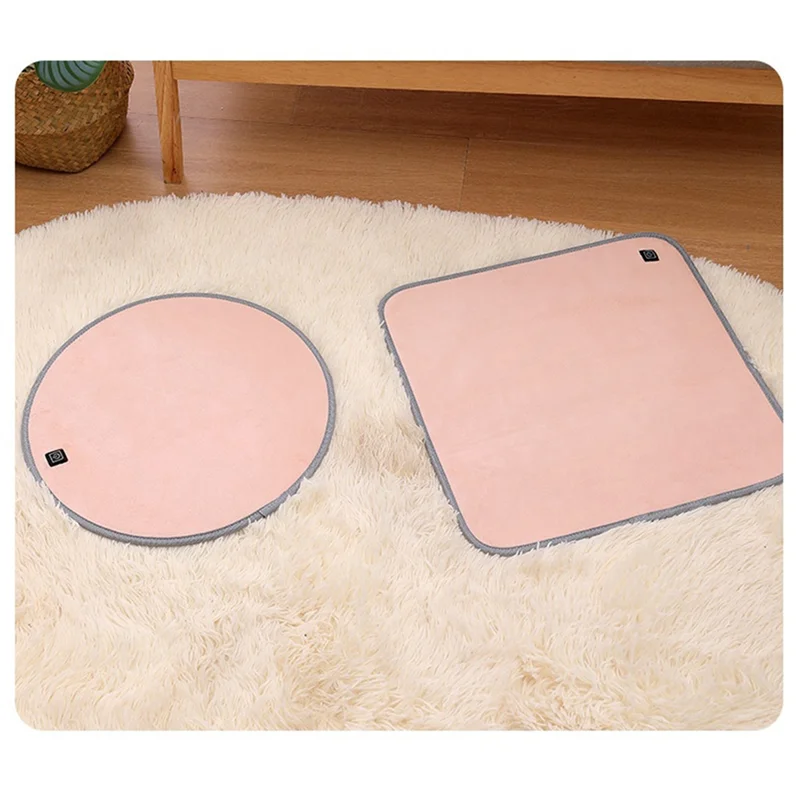 AA81-Pet Heating Pad Soft Electric Blanket Temperature Control Heater Animal Bed Warmer Heated Floor Mat Rectangle Durable