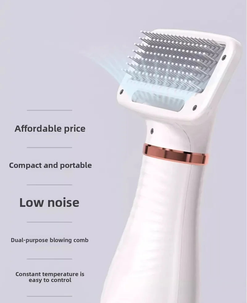 Pet Hair Dryer for Dogs Cats Bath Grooming Blow-dry Pets Products Accessories Low Noise Both Blow Comb Constant Temperature