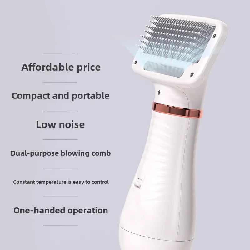 Pet Hair Dryer for Dogs Cats Bath Grooming Blow-dry Pets Products Accessories Low Noise Both Blow Comb Constant Temperature