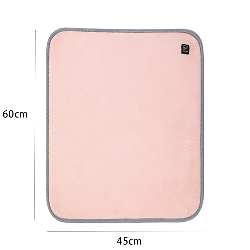 AA81-Pet Heating Pad Soft Electric Blanket Temperature Control Heater Animal Bed Warmer Heated Floor Mat Rectangle Durable
